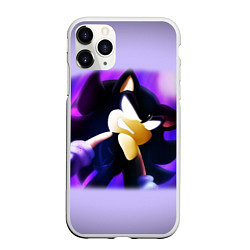 Чехол iPhone 11 Pro матовый SONIC, цвет: 3D-белый