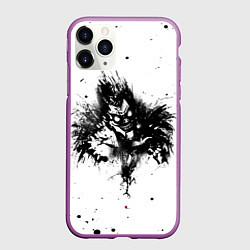 Чехол iPhone 11 Pro матовый DEATH NOTE ТЕТРАДЬ СМЕРТИ, цвет: 3D-фиолетовый