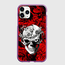 Чехол iPhone 11 Pro матовый BERSERK, цвет: 3D-фиолетовый