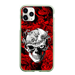 Чехол iPhone 11 Pro матовый BERSERK, цвет: 3D-салатовый