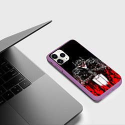 Чехол iPhone 11 Pro матовый BERSERK, цвет: 3D-фиолетовый — фото 2