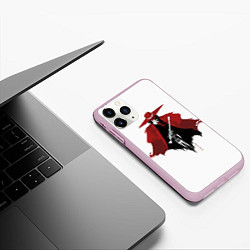 Чехол iPhone 11 Pro матовый Immortal Duo, цвет: 3D-розовый — фото 2