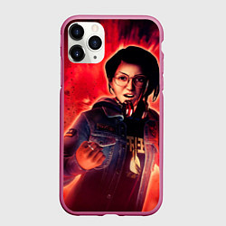 Чехол iPhone 11 Pro матовый Red
