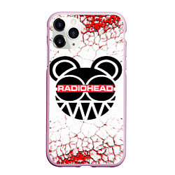 Чехол iPhone 11 Pro матовый Radiohead, цвет: 3D-розовый