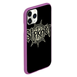 Чехол iPhone 11 Pro матовый Slipknot 1995, цвет: 3D-фиолетовый — фото 2