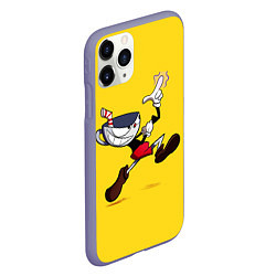 Чехол iPhone 11 Pro матовый CUPHEAD, цвет: 3D-серый — фото 2