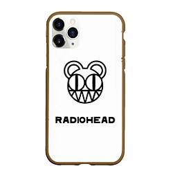 Чехол iPhone 11 Pro матовый Radiohead, цвет: 3D-коричневый