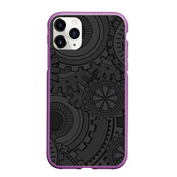 Чехол iPhone 11 Pro матовый GEARS STEAMPUNK