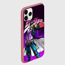 Чехол iPhone 11 Pro матовый JOJOS BIZARRE ADVENTURE, цвет: 3D-малиновый — фото 2
