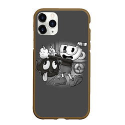 Чехол iPhone 11 Pro матовый CUPHEAD