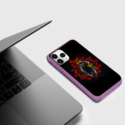 Чехол iPhone 11 Pro матовый 7 СМЕРТНЫХ ГРЕХОВ МЕЛИОДАС, цвет: 3D-фиолетовый — фото 2