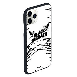 Чехол iPhone 11 Pro матовый Black sabbath, цвет: 3D-черный — фото 2