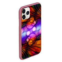 Чехол iPhone 11 Pro матовый Яркое преображение, цвет: 3D-малиновый — фото 2