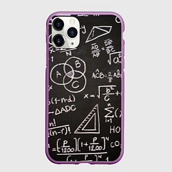 Чехол iPhone 11 Pro матовый Математические уравнения