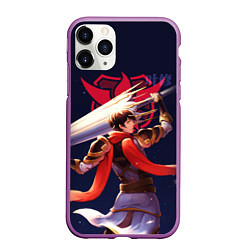 Чехол iPhone 11 Pro матовый The Kings Avatar Ye Xiu