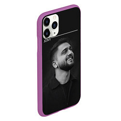 Чехол iPhone 11 Pro матовый Jony, цвет: 3D-фиолетовый — фото 2