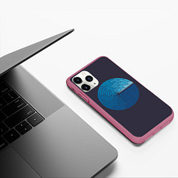 Чехол iPhone 11 Pro матовый Ocean Mosaik, цвет: 3D-малиновый — фото 2