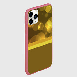 Чехол iPhone 11 Pro матовый Блики, цвет: 3D-малиновый — фото 2