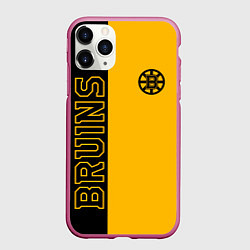 Чехол iPhone 11 Pro матовый NHL BOSTON BRUINS