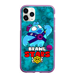 Чехол iPhone 11 Pro матовый Brawl StarsSqueak