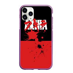 Чехол iPhone 11 Pro матовый Akira, цвет: 3D-фиолетовый