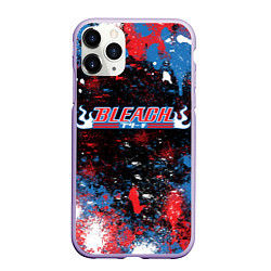 Чехол iPhone 11 Pro матовый BLEACH LOGO БЛИЧ, цвет: 3D-светло-сиреневый