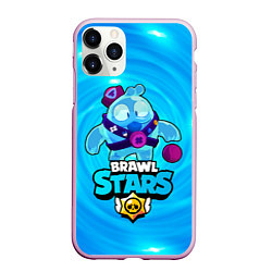 Чехол iPhone 11 Pro матовый Сквик Squeak Brawl Stars, цвет: 3D-розовый