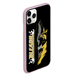 Чехол iPhone 11 Pro матовый Shinigami mask Bleach, цвет: 3D-розовый — фото 2