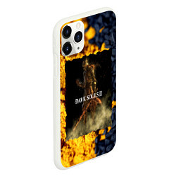 Чехол iPhone 11 Pro матовый DARK SOULS 3, цвет: 3D-белый — фото 2