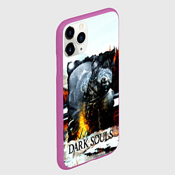 Чехол iPhone 11 Pro матовый DARK SOULS NEW, цвет: 3D-фиолетовый — фото 2