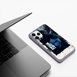 Чехол iPhone 11 Pro матовый The Last of Us Ellie, цвет: 3D-серый — фото 2