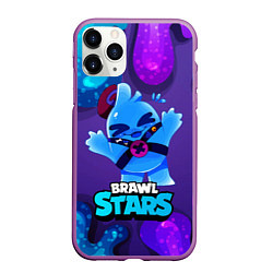 Чехол iPhone 11 Pro матовый Сквик Squeak Brawl Stars, цвет: 3D-фиолетовый