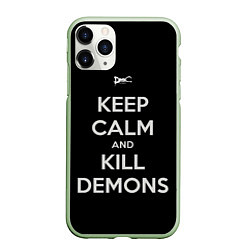 Чехол iPhone 11 Pro матовый Расслабься и убивай демонов