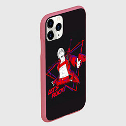 Чехол iPhone 11 Pro матовый Lets Rock DMC, цвет: 3D-малиновый — фото 2