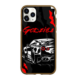 Чехол iPhone 11 Pro матовый NISSAN GT-R GODZILLA