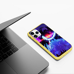 Чехол iPhone 11 Pro матовый Solo leveling, цвет: 3D-желтый — фото 2