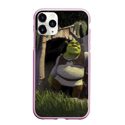 Чехол iPhone 11 Pro матовый Shrek: Somebody Once Told Me, цвет: 3D-розовый