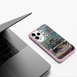 Чехол iPhone 11 Pro матовый Arknights Clay, цвет: 3D-розовый — фото 2