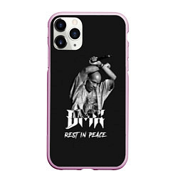 Чехол iPhone 11 Pro матовый Rest in Peace Legend DMX, цвет: 3D-розовый