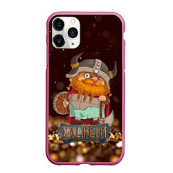 Чехол iPhone 11 Pro матовый Valheim мультяшный викинг