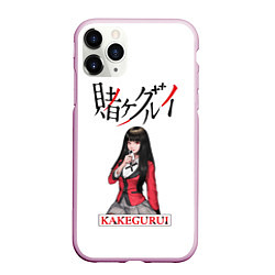 Чехол iPhone 11 Pro матовый Kakegurui, цвет: 3D-розовый