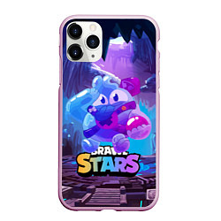 Чехол iPhone 11 Pro матовый Сквик Squeak Brawl Stars, цвет: 3D-розовый