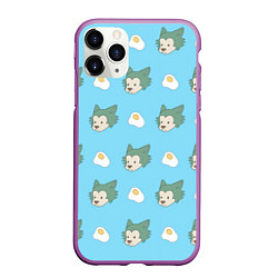 Чехол iPhone 11 Pro матовый Legosi pattern