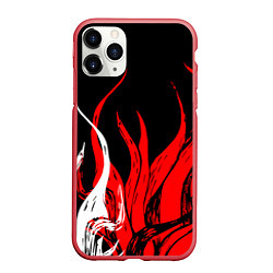 Чехол iPhone 11 Pro матовый Incinerator, цвет: 3D-красный