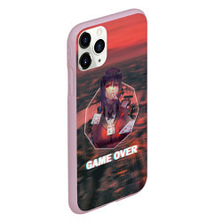 Чехол iPhone 11 Pro матовый Kakegurui Yumeko Jabami art, цвет: 3D-розовый — фото 2