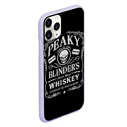 Чехол iPhone 11 Pro матовый Острые Козырьки Whiskey, цвет: 3D-светло-сиреневый — фото 2