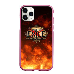 Чехол iPhone 11 Pro матовый Path of Exile Logo Путь изгнанника Лого Z