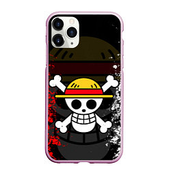 Чехол iPhone 11 Pro матовый ONE PIECE ВАН ПИС ЧЕРЕП