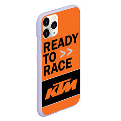 Чехол iPhone 11 Pro матовый KTM READY TO RACE Z, цвет: 3D-светло-сиреневый — фото 2