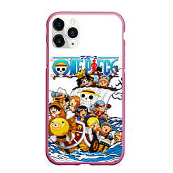 Чехол iPhone 11 Pro матовый ONE PIECE ВАН ПИС МОРЕ